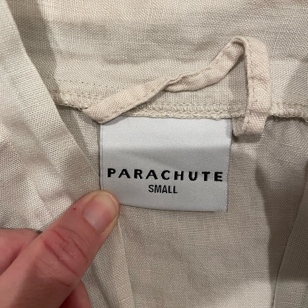 Parachute Cream Linen Robe - Picture 3 of 8